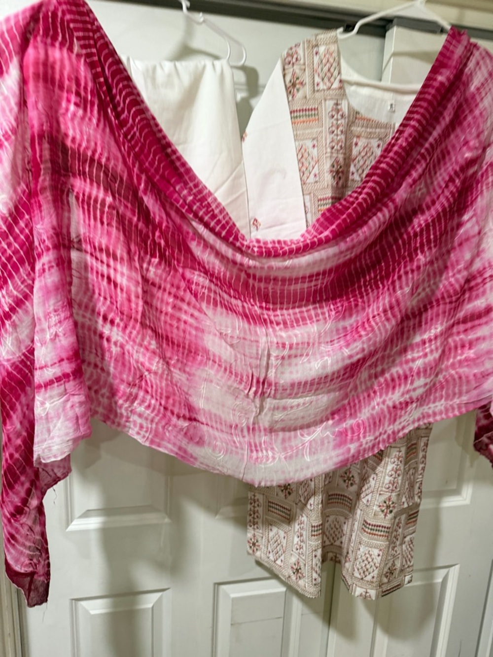 Pink Tie-Dye Lightweight Scarf - Women's Accessory